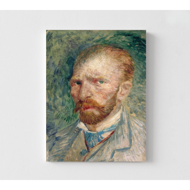 Self-Portrait By Vincent Van Gogh, Portrait Wall Art, Van Gogh Face, Male Portrait Print, Man Art Print, Van Gogh Style Art, Framed Wall Art