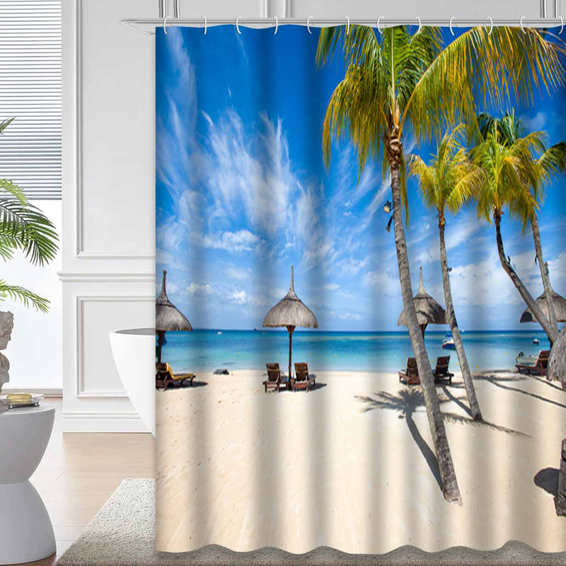 Hôtel paradisiaque avec 12 crochets Palm Beach, L 72 po x l 78 po