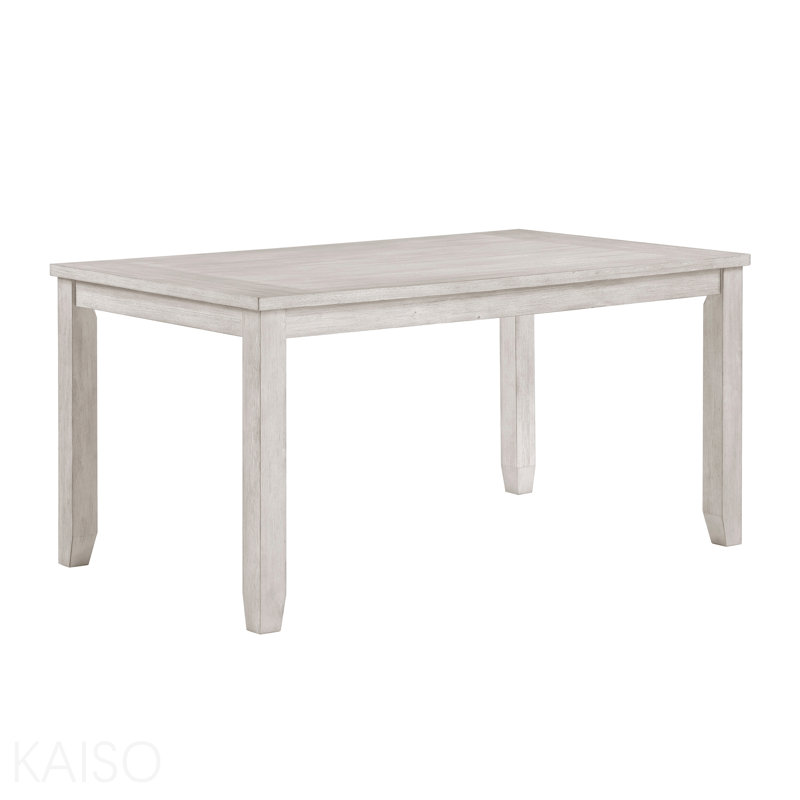 Modern Farmhouse Dining Table Durable Solid Wood