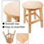 Solid Wood Accent Stool