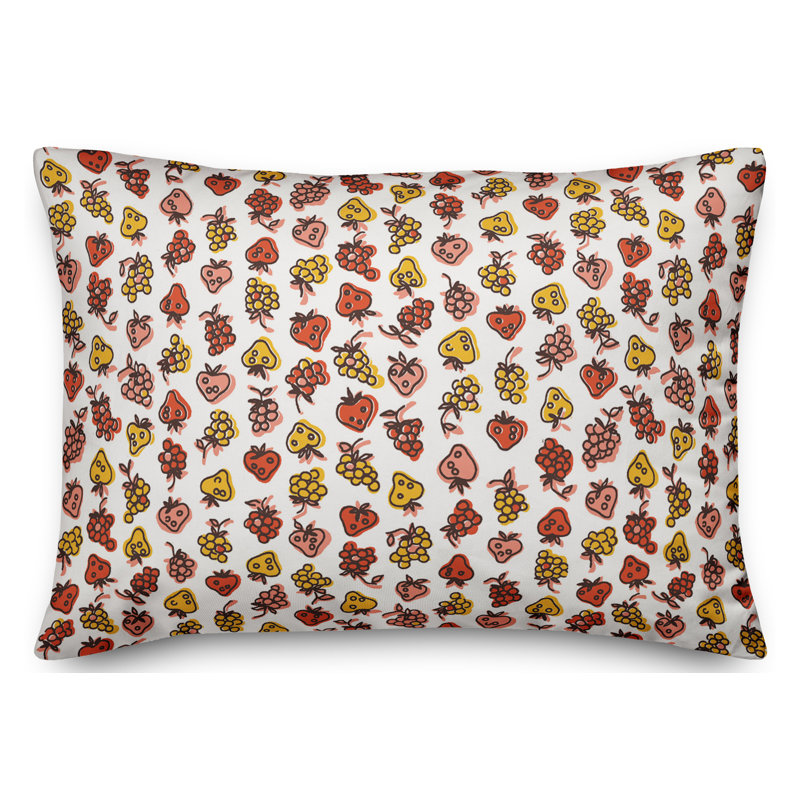  Coussin Fruit, Rose / Jaune