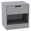 Siek 45cm W Metal Bedside Table-2135415036