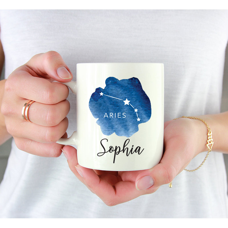 Ceramic Coffee Mug, Aries, Yes
