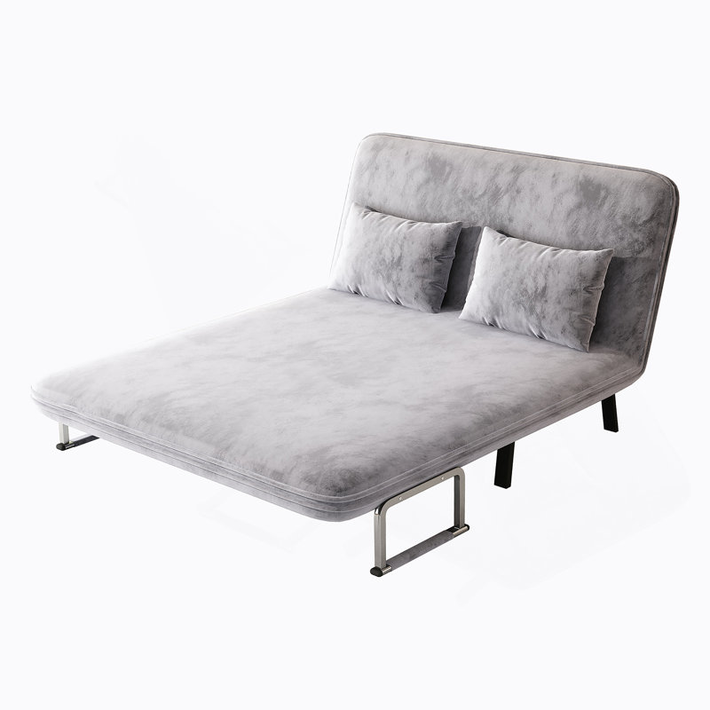 Versatile Convertible Chair Bed With Adjustable Backrest And Pillow For Home And Office