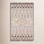 Tahoe Wool Southwestern Area Rug in Pink/Beige/Black-2086399119