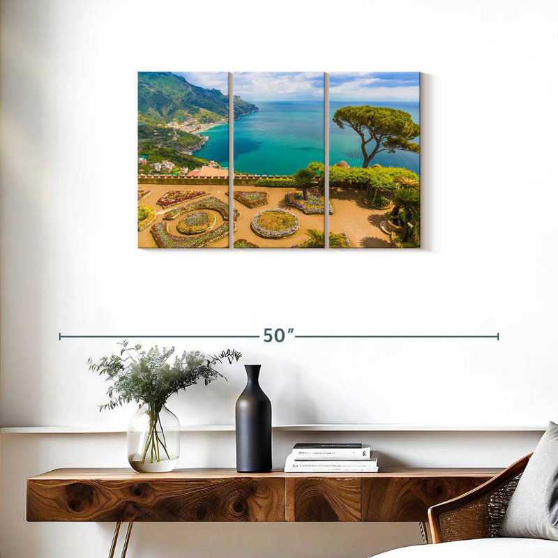 Gillard Perspectives Villa Rufolo, H 20 po x l 33 po