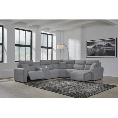 Modmax 6-Piece Power Reclining Sectional with Chaise