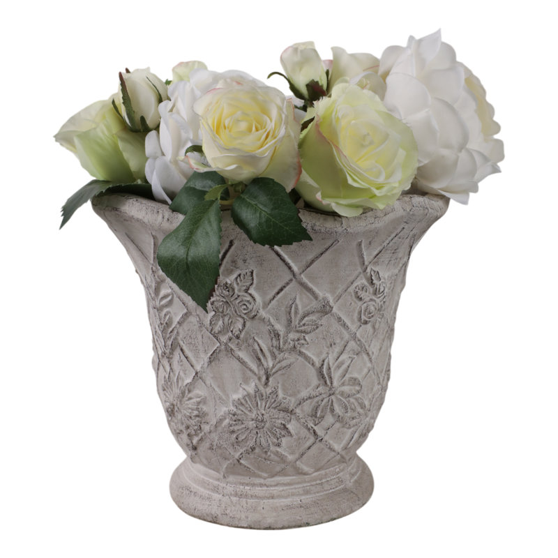 Sagebrook Home 10X9" Traditional Urn Planter, Tan