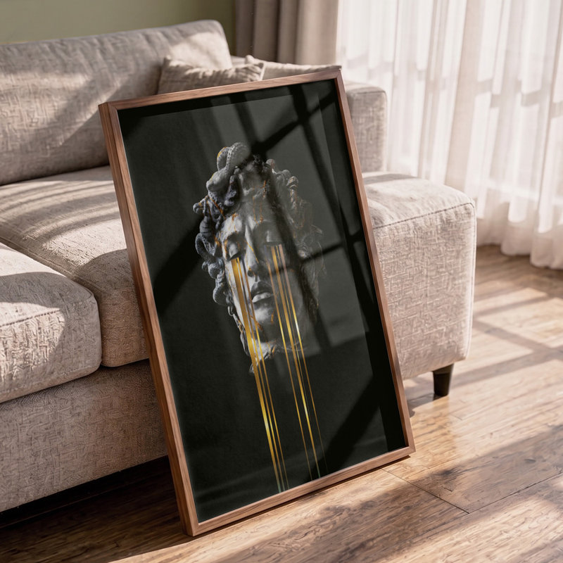 MDS by Frank Moth — Illustration Wall Art, 12 × 18, Framed Print, Black