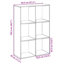 Sedell 103.5cm H x 69.5cm W Bookcase-1209214180