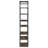 6-Shelf Open Back Bookcase