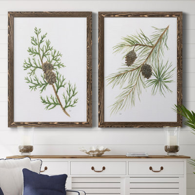Winter Botanical III - ensemble de 2 reproductions d'art