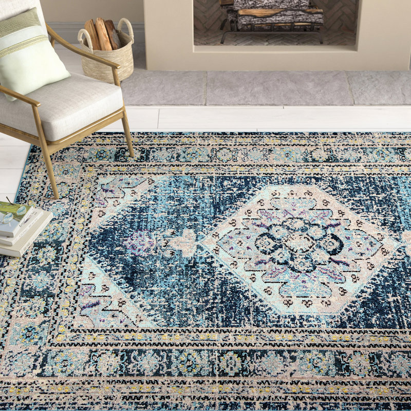 Silvie Oriental Area Rug, Rectangle 107 x 168cm