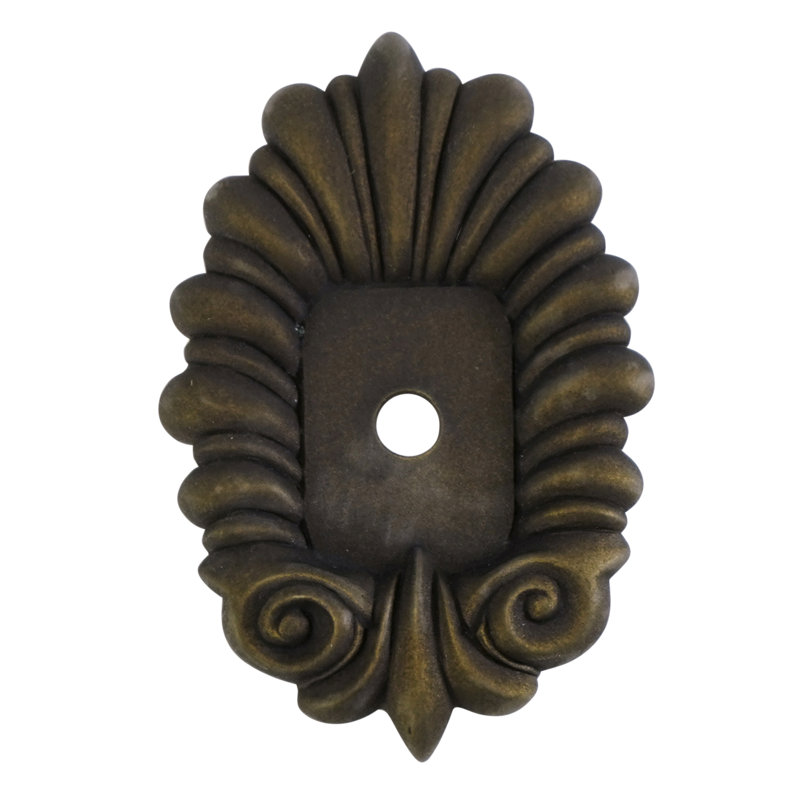 LION IN WINTER BACK PLATE FOR 8197, Vintage Bronze