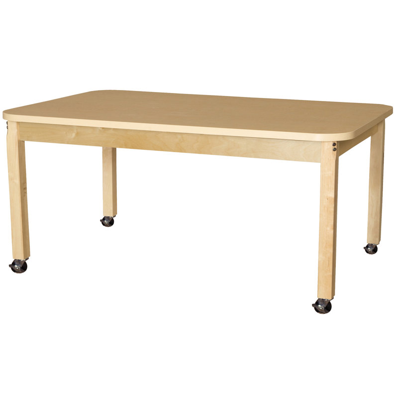 Table d'activité rectangulaire en stratifié haute pression, H 24 po x l 60 po x P 36 po