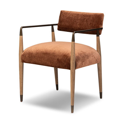 Waldon Dining Armchair-Thames Coal