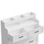 Nordic Glow Dressers Solid Wood 73 cm W Chest of 4 Drawers-845489447