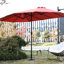 Parasol d'extérieur rectangulaire 14,8pi - Orange 100%, parasol lisse. Convient à la cour, au bord de la piscine et au jardin. Convient-438634560