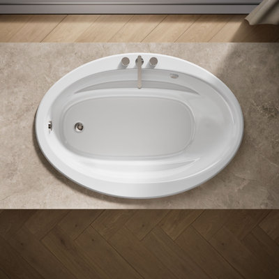 Baignoire tourbillon avec chauffe-eau 60 "x 42" Sunward