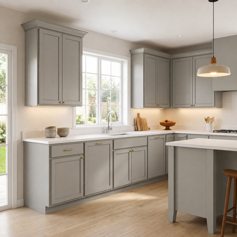 Dwelling Value Finish Chip, Evening Shadow/Stone Glaze, Maple