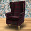 79Cm Wide Wingback Chair