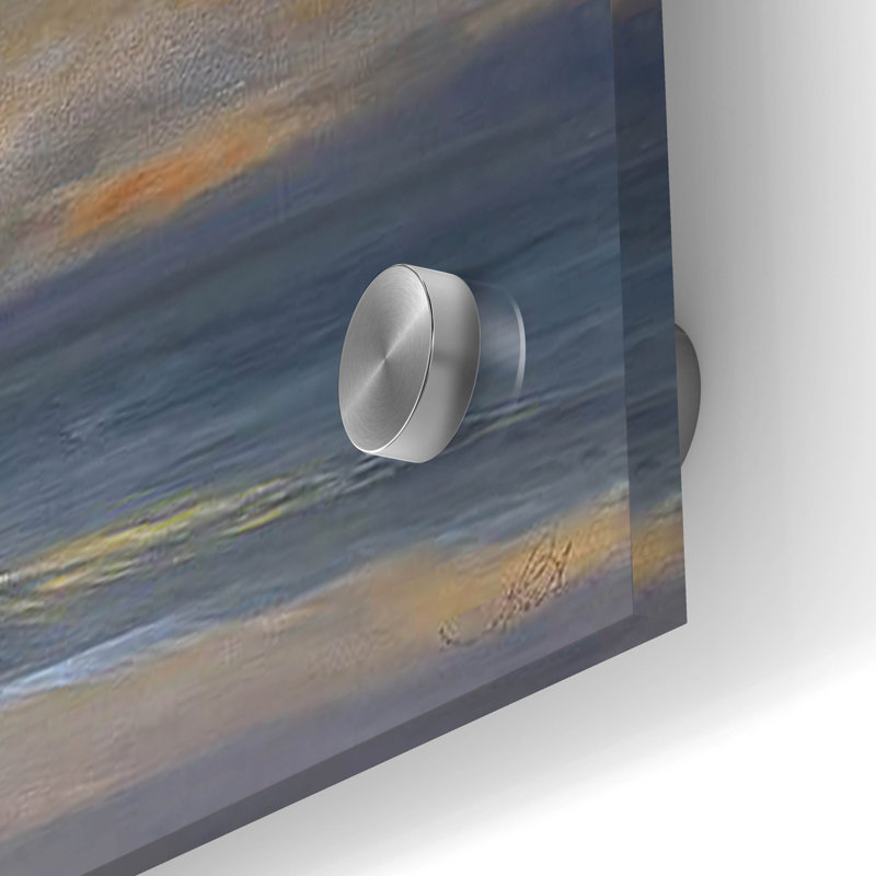 Art mural en verre «Prelude» par Joanne Parent, H 24 po x l 48 po