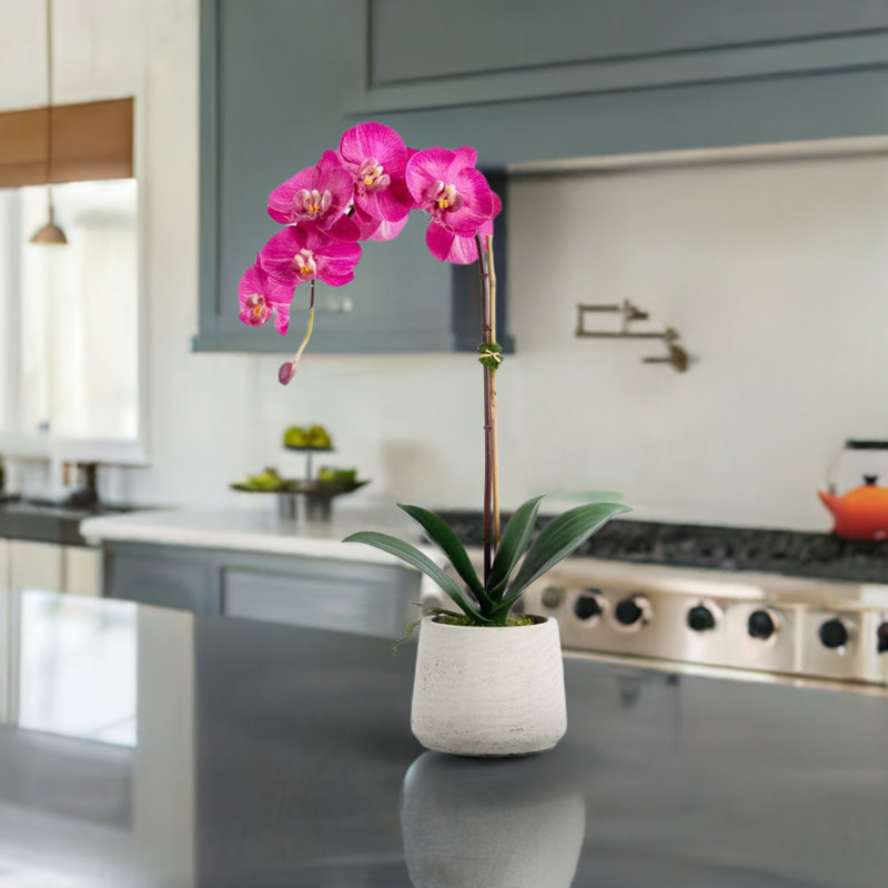 Artificial Orchid Plant, Pink