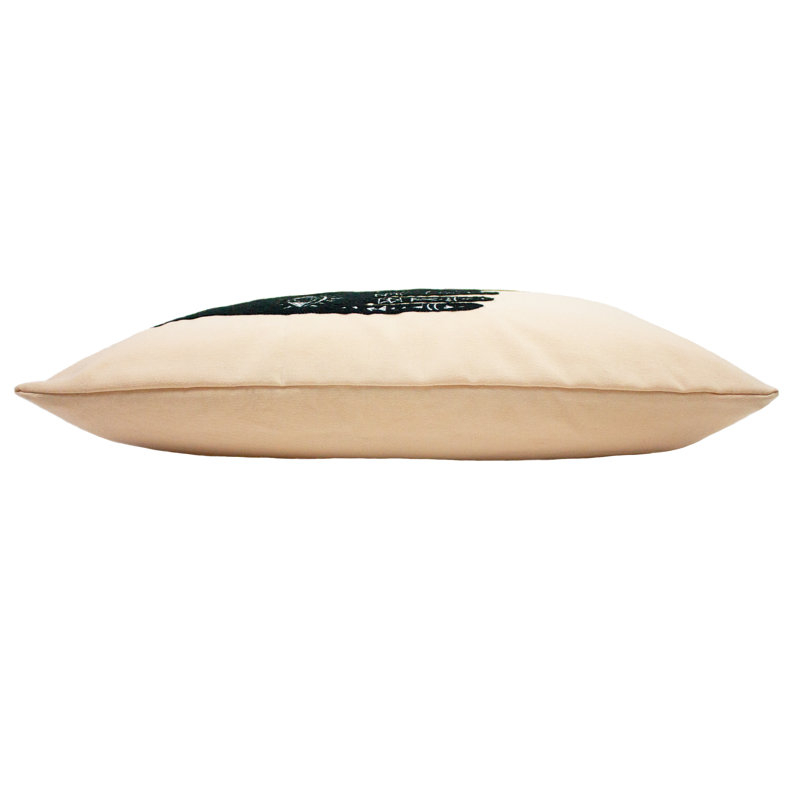 Ashram Geometric Rectangular Lumbar Cushion, Feather