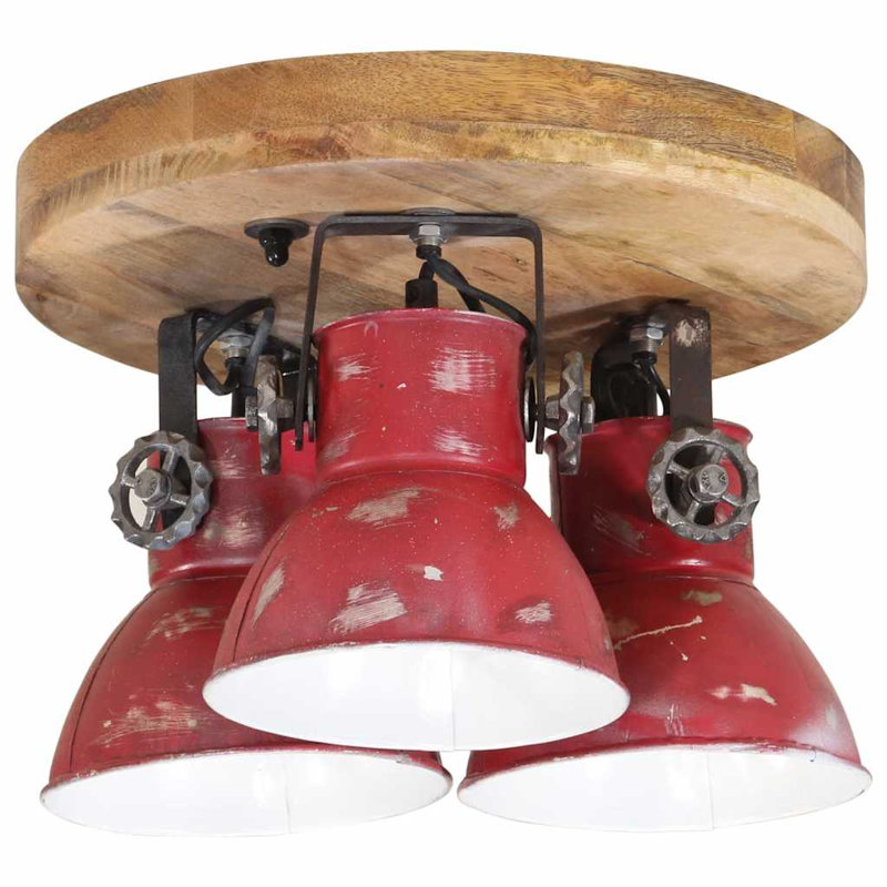 Spotlight, 25 cm H x 35 cm W x 35 cm D, Distressed Red, 3, 31