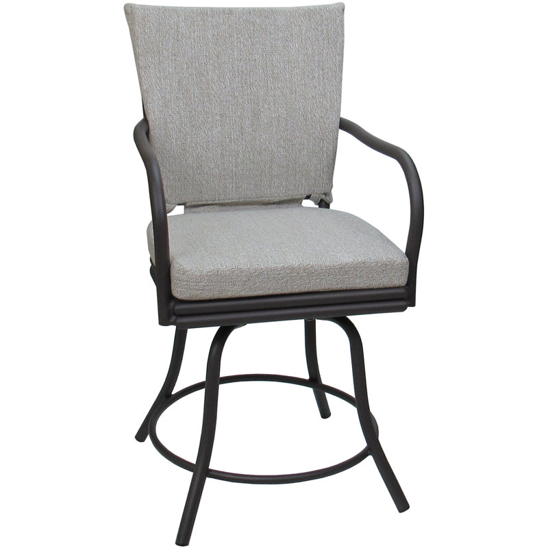 Chaise d'extérieur Ralphie, Blanc, Gris