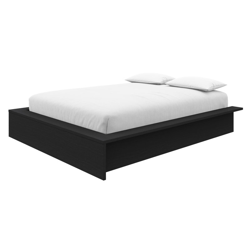 Hamdija Platform Bed, King, Black