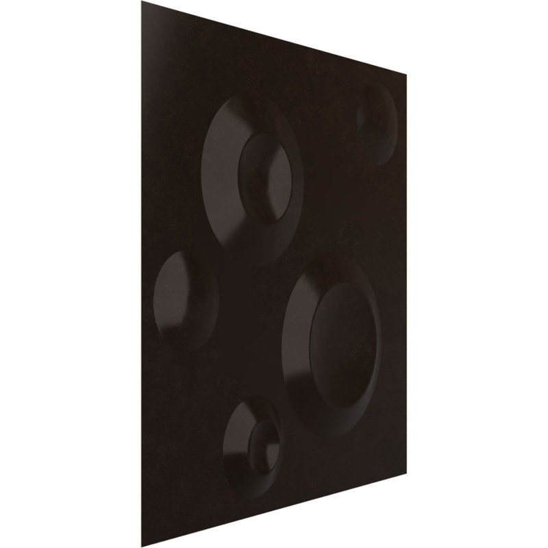 Panneau mural décoratif 3D EnduraWall 19 pi 8 po x H 19 5/8 po, brume métallique rustique universelle (couvre 2,67 pieds carrés)