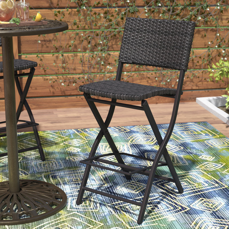 Akshaye Outdoor 28'' Bar Stool, 4