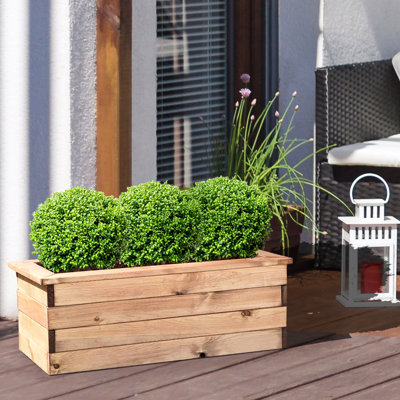 Handmade Wood Planter Box