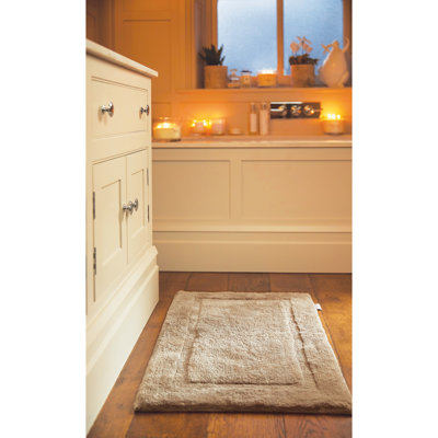 Dithusan Border Bamboo Bath Mat