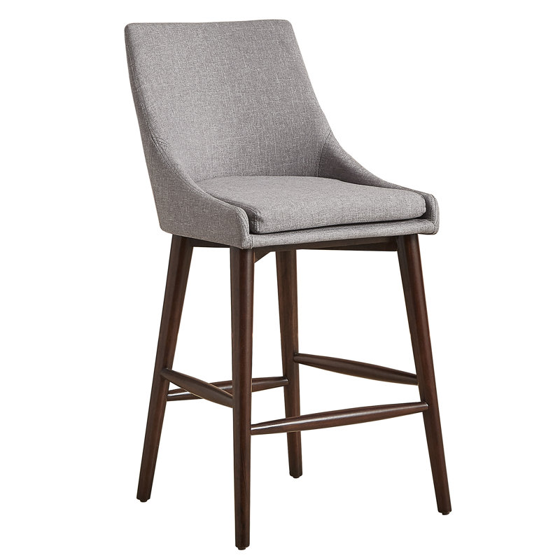 Tabouret de comptoir 24 po Leonitus, Lin gris