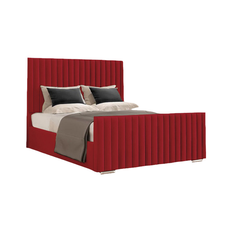 Abriyah Bed Frame, Single (3'), Red