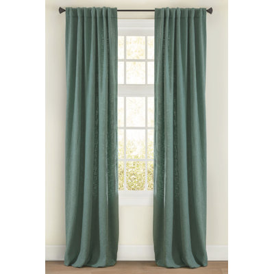 Boucle Room Darkening Curtain