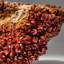 Vanadinite Crystal Cluster On Matrix from Mibladen, Atlas Mountains, Kh©Nifra Province, Morocco
