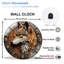 Horloge murale en bois 12 po