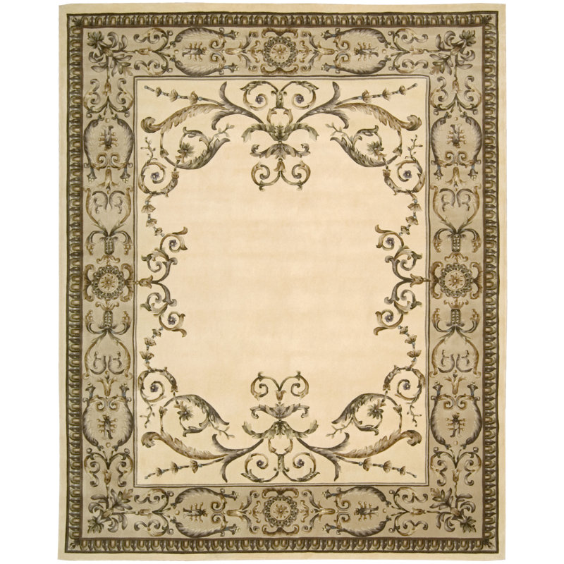 Giefer Versaille Palace Ivory Rug, 3'6" x 5'6"