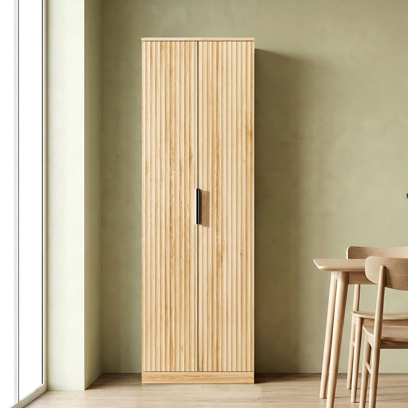 Buffet chêne 2 portes 6 niveaux, Chêne