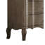 Commode sophistiquée taupe antique pour rehausser la chambre à coucher