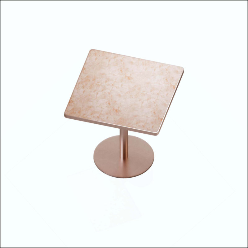 Table de salle à manger Modern, Pink/Rose Gold