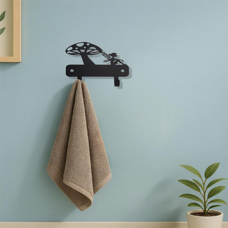 Organisateur de porte-clés mural Enchanted Fantasy - fer - 1 pièce - porte-clés - noir