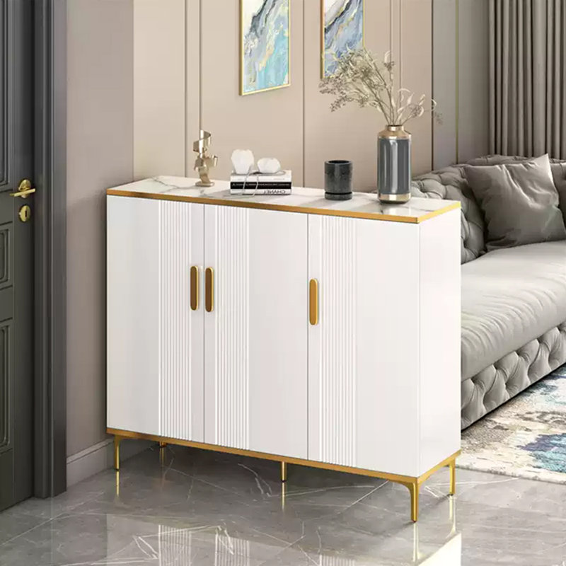 Beige Manufactured Wood Shoe Storage