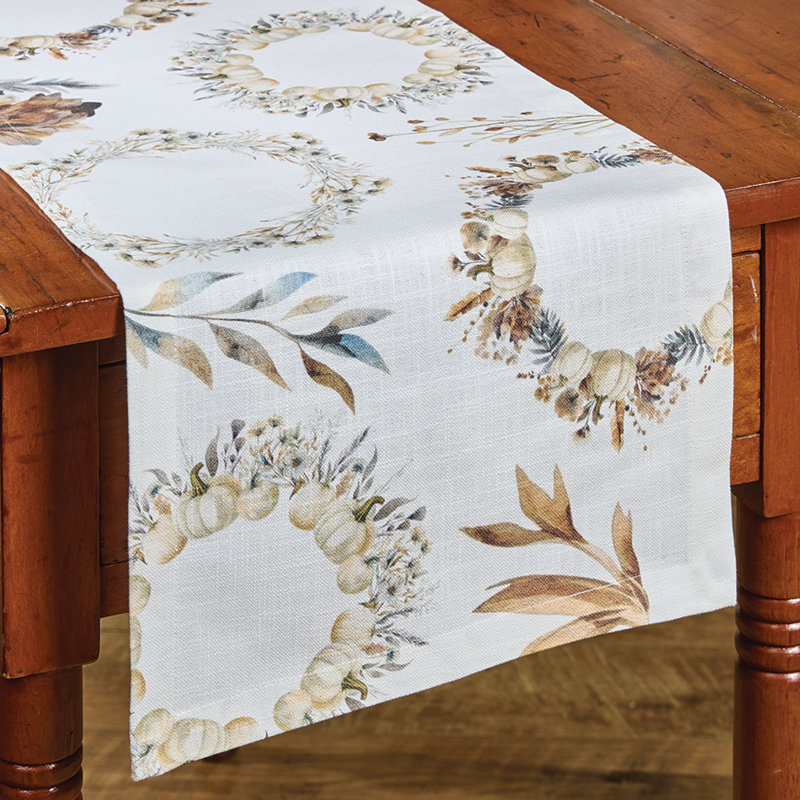  Autumn Harvest Table Runner 13 Inches x 54 Inches, 54" L x 13" W