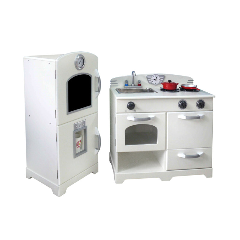  Little Chef Fairfield Wooden Play Kitchen, White
