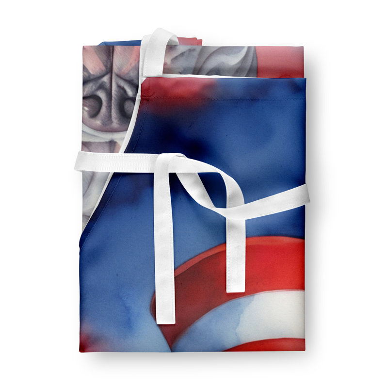 Patriotic American Apron, American Bulldog