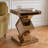 Crushed Diamond Mirrored End Table